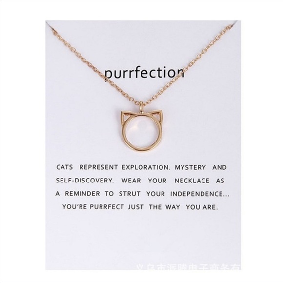 Jewelry - New 😺 Purr-fect Cat Necklace